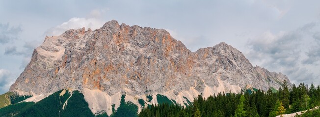 Panorama south side of Mount Zugspitze