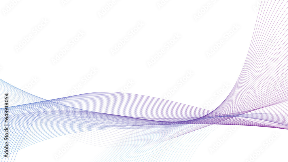 Aufkleber modern abstract glowing wave background. dynamic flowing wave lines design element. futuristic techn