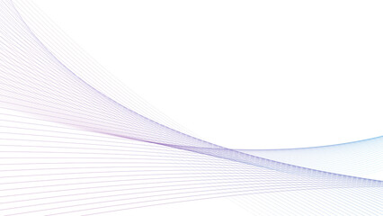 Modern abstract glowing wave background. Dynamic flowing wave lines design element. Futuristic technology and sound wave pattern. PNG file.