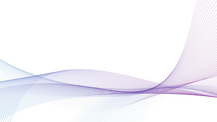 Modern abstract glowing wave background. Dynamic flowing wave lines design element. Futuristic technology and sound wave pattern. PNG file.