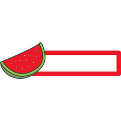 Cute Fruit Sticker Label