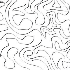abstract seamless pattern with curvy lines or labyrinth
