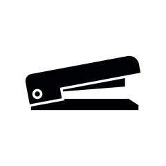 stapler sign symbol vector glyph color icon - obrazy, fototapety, plakaty