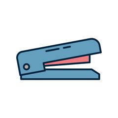 stapler sign symbol vector glyph color icon