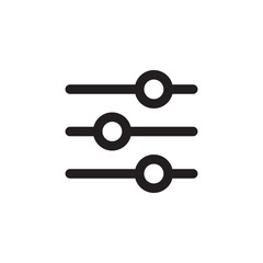 adjustment icon vector