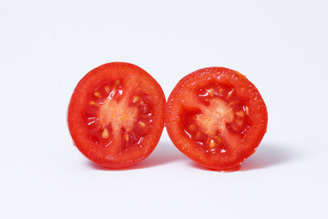 tomato with drops