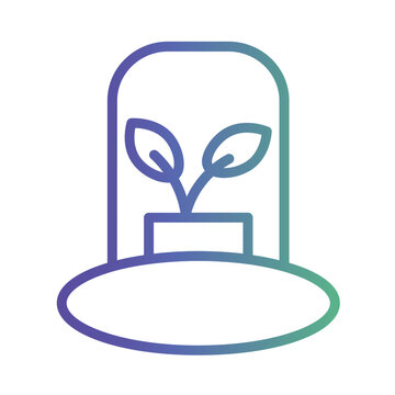Bio Ecology Glass Icon