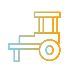 Asian Pulling Rickshaw