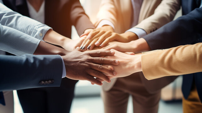 business people handshake. Generative Ai