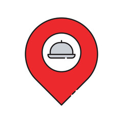 Fototapeta premium Food Delivery Icon