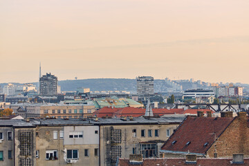 Fototapeta na wymiar View of Belgrade, capital of Serbia.