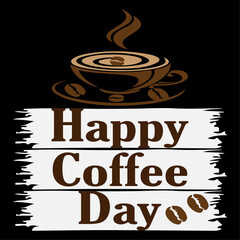 Are you looking for happy coffee day t shirt unique design