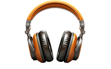 Gaming Headphones on a Transparent Background.