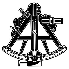 Celestial navigation silhouette