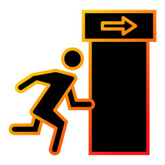 Emergency Exit Icon