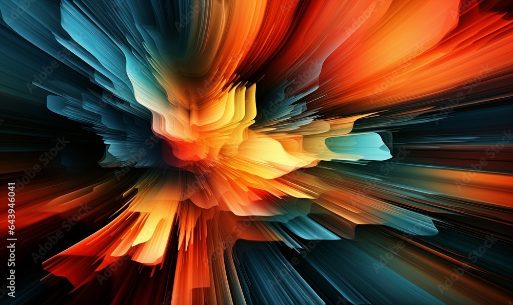 Poster abstract modern background, generative ai