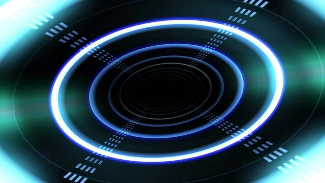 Data Tunnel digital Internet cable information space CG background