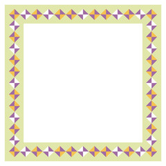 Abstract square frame
