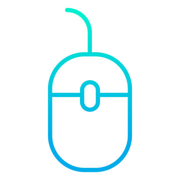 Outline gradient Computer Mouse icon