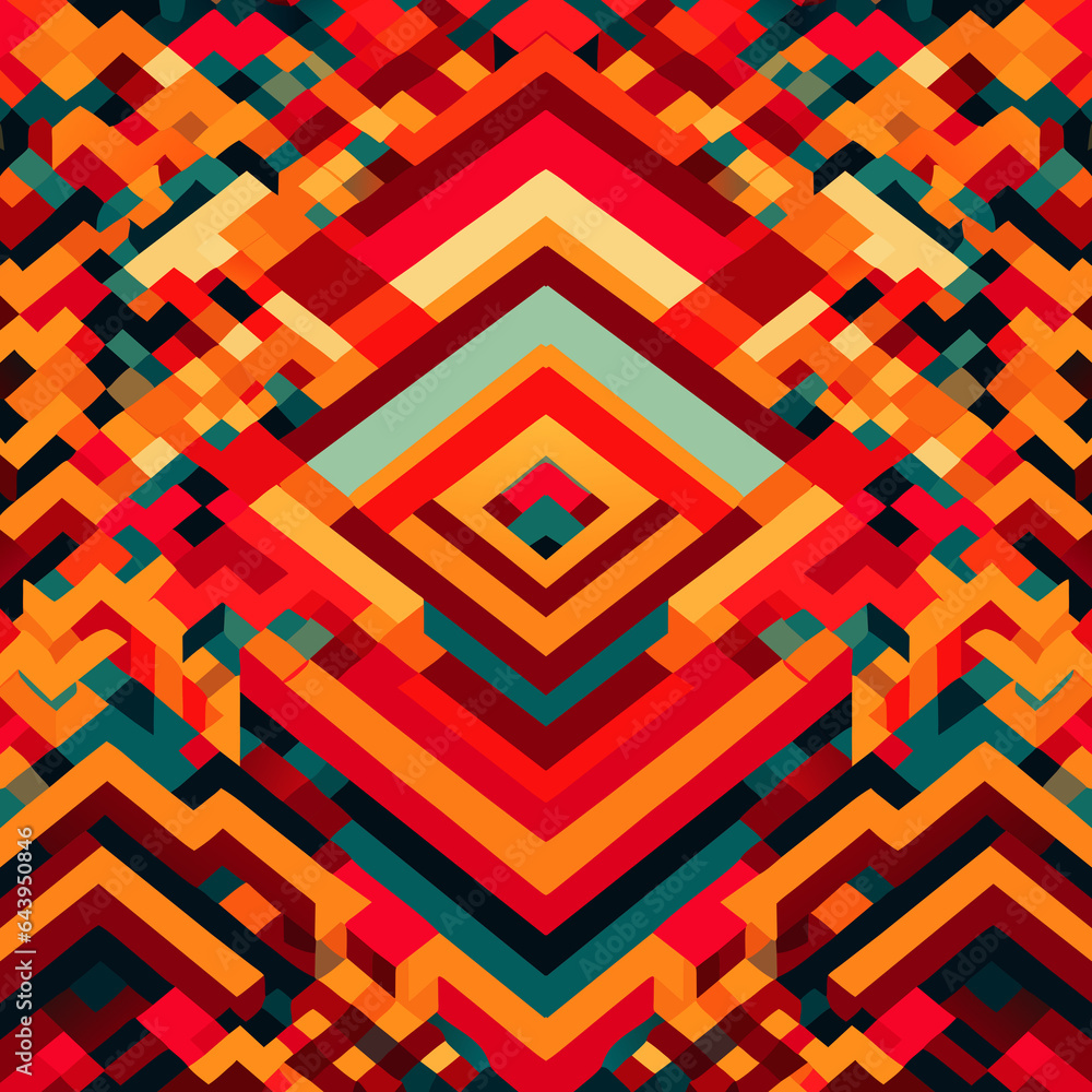 Aufkleber seamless background pattern. abstract geometric pattern.