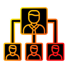 Organization Structure Icon