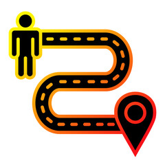 Location Distance Icon