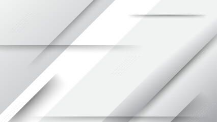 abstract white and gray background with overlapping line composition