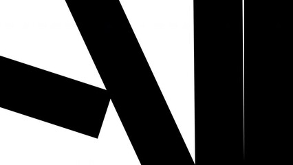 Transition masks set, abstract motion graphics