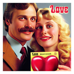 Valentine 1970s - 10 - Made by human and Generative AI