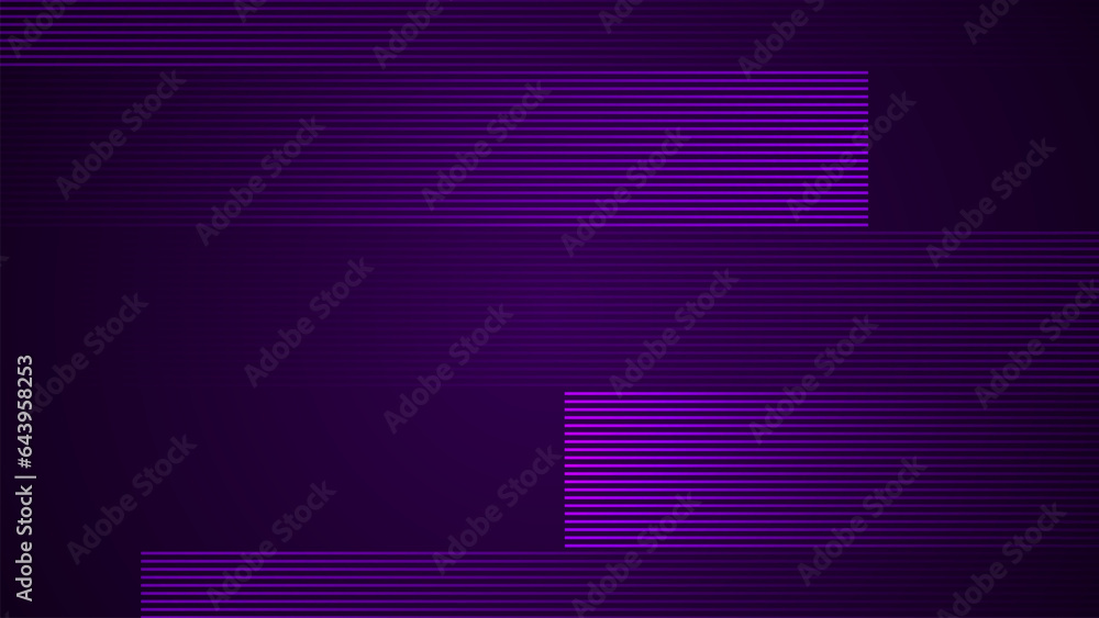 Poster dark violet simple abstract background with lines in a geometric style as the main element.