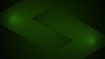 Dark green simple abstract background with lines in a geometric style as the main element.