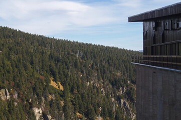 Hiking in Polish National Park. Giant Mountains, Poland. Karkonoski park Narodowy. Polskie góry. ...