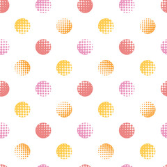 Pattern swatch, CS6, Polka dots made of polka dots. (Gradation, Regular)