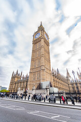 Obraz premium View of Big Ben and the Houses of Parliament in London