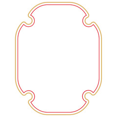 Obraz premium Japanese text box flat illustration