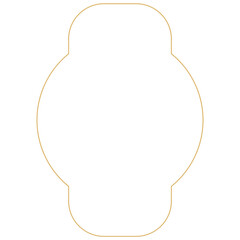 Japanese text box flat illustration