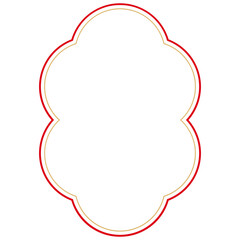 Japanese text box flat illustration