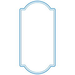 Japanese text box flat illustration