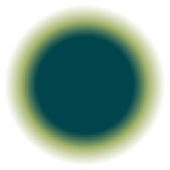 abstract green round aura gradient, circle shape, blurred sphere, modern art harmony, inner peace and wellbeing concept design