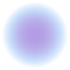 abstract violet and blue round aura gradient, circle shape, blurred sphere, modern art harmony, inner peace and wellbeing concept design