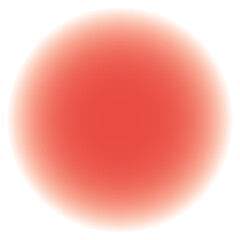 abstract red round aura gradient, circle shape, blurred sphere, modern art harmony, inner peace and wellbeing concept design