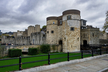 View of the Tower of London - obrazy, fototapety, plakaty