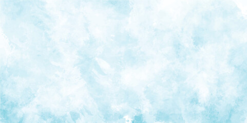 Abstract blue watercolor for background .Abstract art blue paint background 