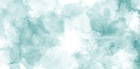 Abstract blue watercolor for background .Abstract art blue paint background 