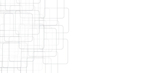 3d illustration of cubes from lights above.  abstract boxes background. Modern technology illustration with square mesh. Digital geometric abstraction with lines and points. Cube cell.