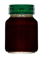 Chicken essence in glass bottle