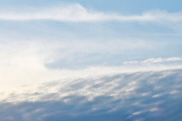 blue sky with clouds