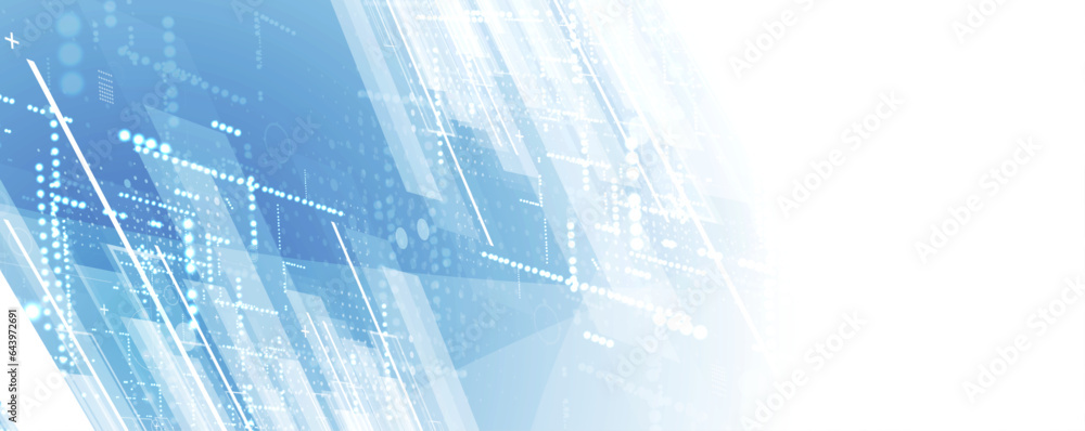 Poster Technology abstract futuristic background for internet business. Big data concept.