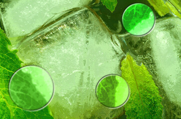 Eis und Minze