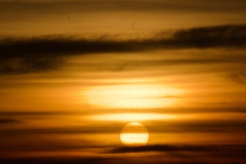 Incredibly beautiful colorful sunset.